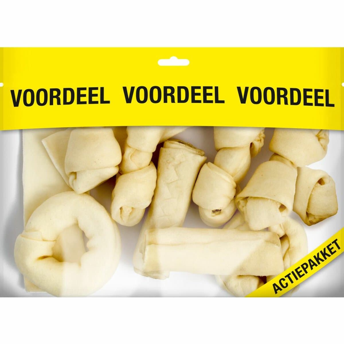 Voskes Blanke Kauwkluiven Mix - 8 x 420 gr - Voordeelverpakking