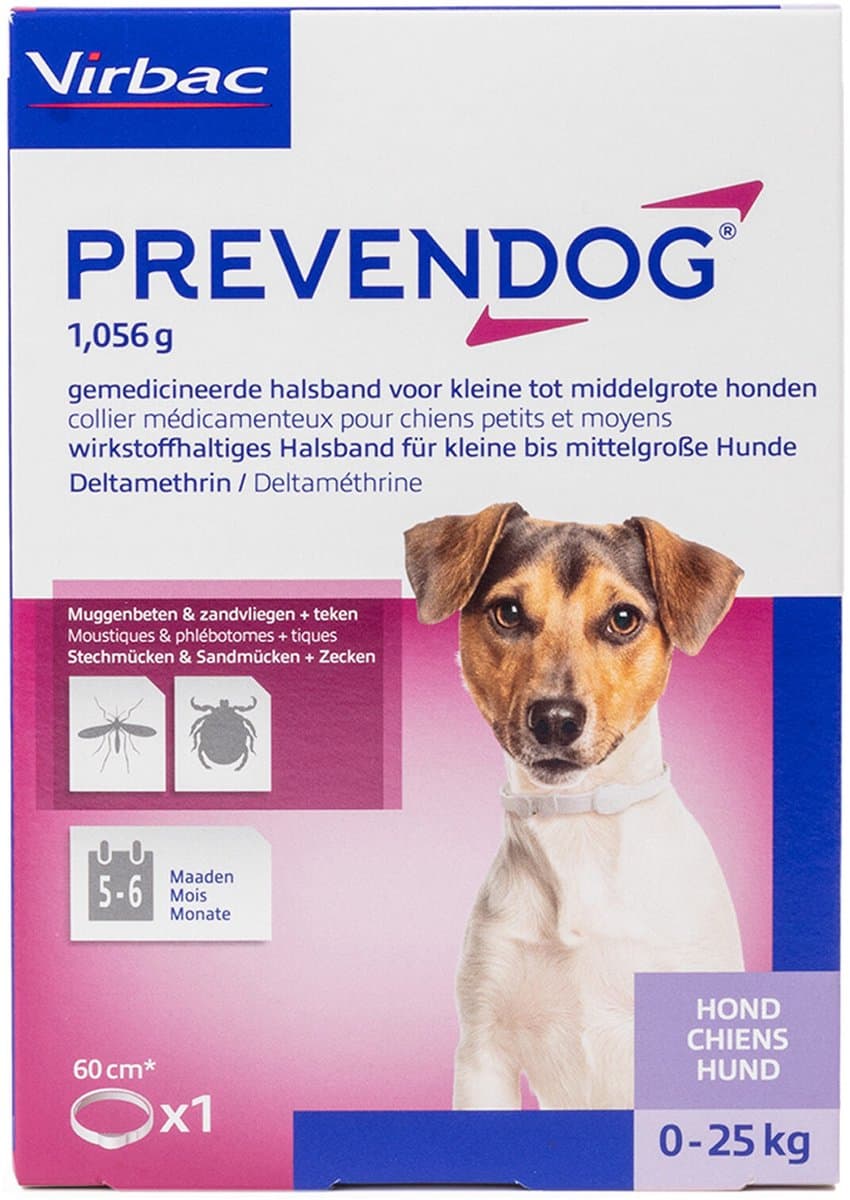 Prevendog Halsband 5 t/m 25 kg- 60 cm