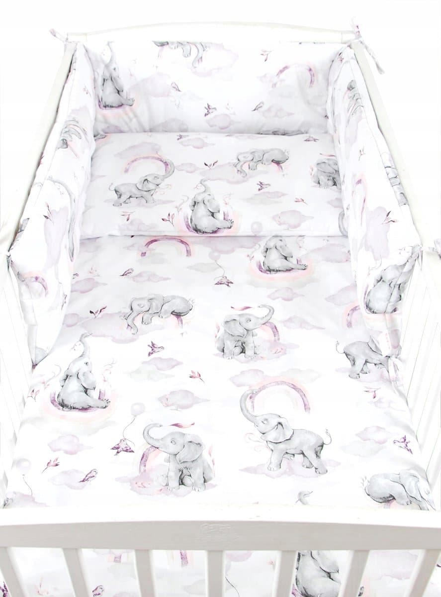 BabyLux Kinderledikant beddengoed 6-delig 120x90cm 100% Katoen