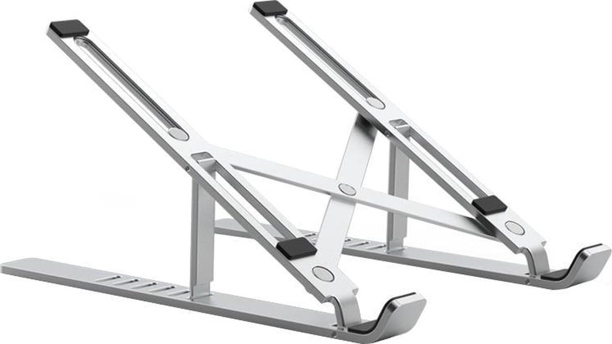 WiWU - Universele Aluminium Laptop standaard - laptop houder 11.6 tot 15.6 inch - laptop verhoger in verstelbaar - Zilver