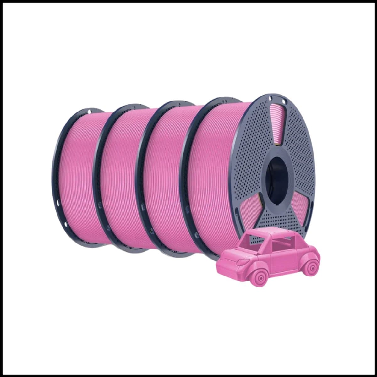 PETG 3D Printer Filament 1.75mm - 4KG High Speed Matte - Roze - Professioneel Printmateriaal Voor FDM Printers