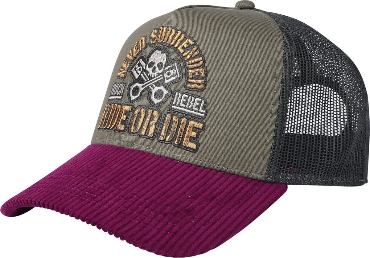 Rock Rebel by EMP Multicolor cap met gebruikte look - Unisex - Standard