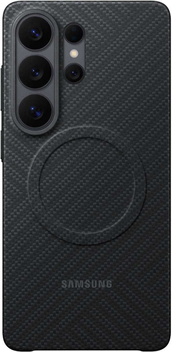 Samsung Galaxy S26 Ultra Carbon Back Cover met Magneet Zwart