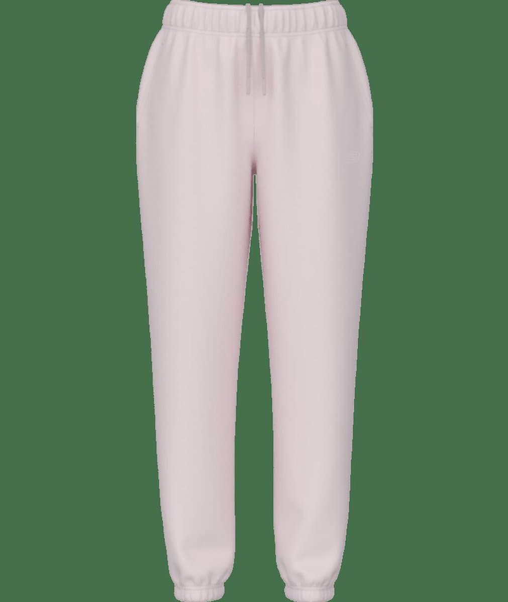 New Balance Sport Essentials French Terry Jogger Dames Broek - PINK SALT