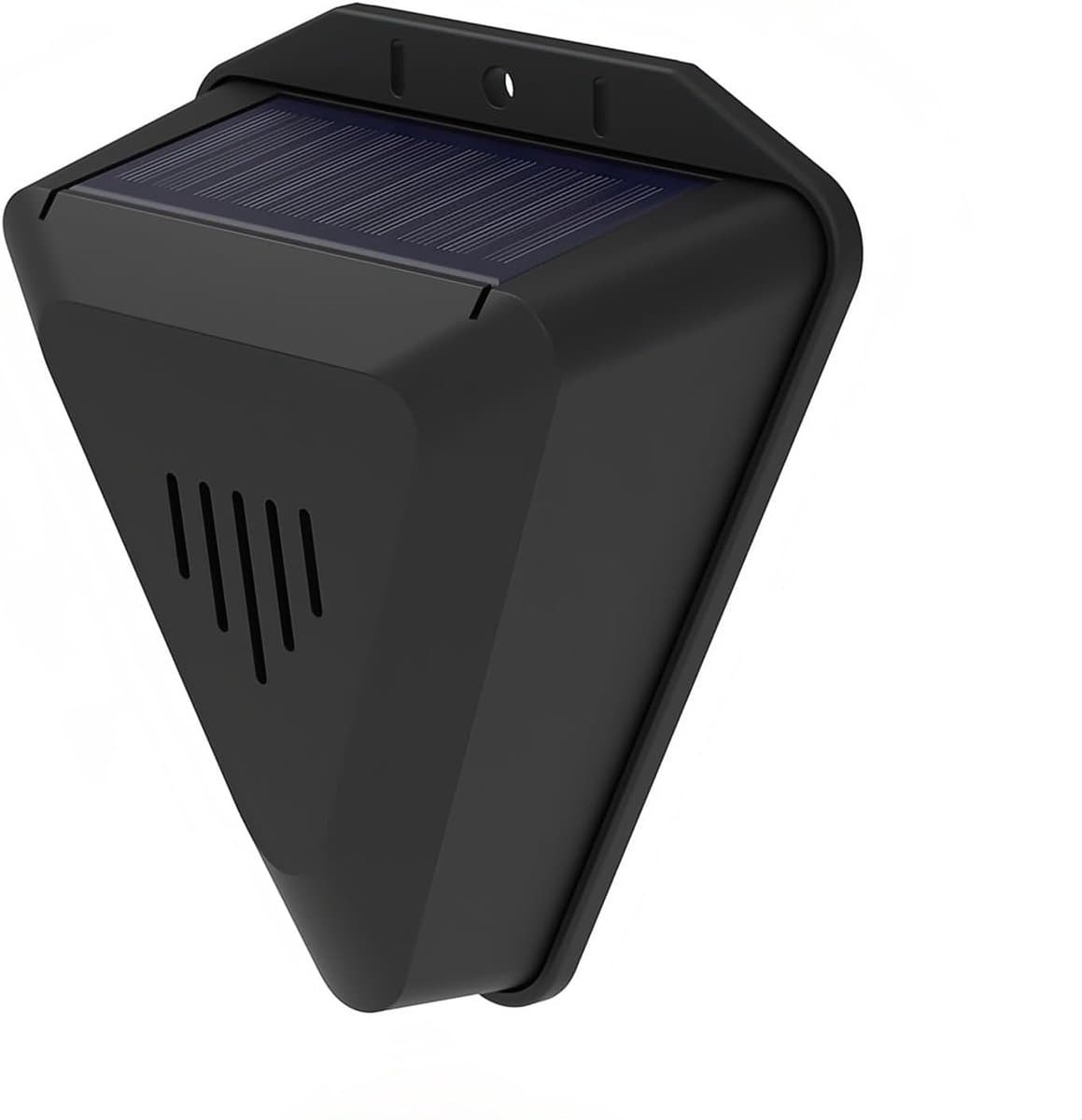 Op zonne-energie werkend vogelalarm, IP55 waterdicht, 360° rondom bescherming, vogelafschrikker met meerdere geluiden, ontworpen voor tuinen en terrassen – stoot vogels effectief af.