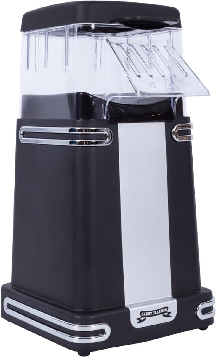 AMA® Popcorn Machine - Popcorn maker - Popcornmais Machine - Zwart - 14x26x14cm