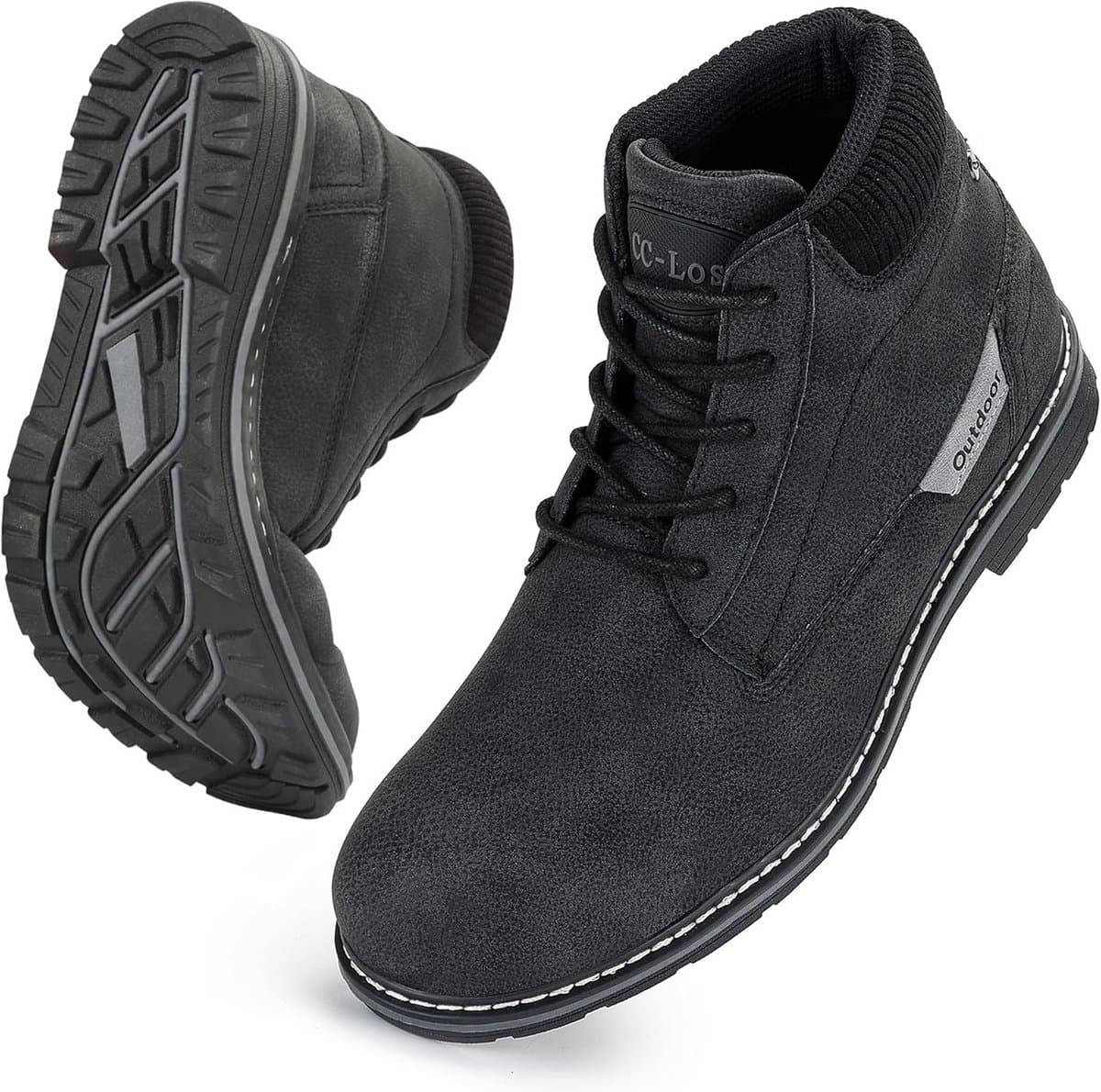 Heren Waterdichte Wandellaarzen Mid-Top - Lichtgewicht & Antislip Outdoorlaarzen