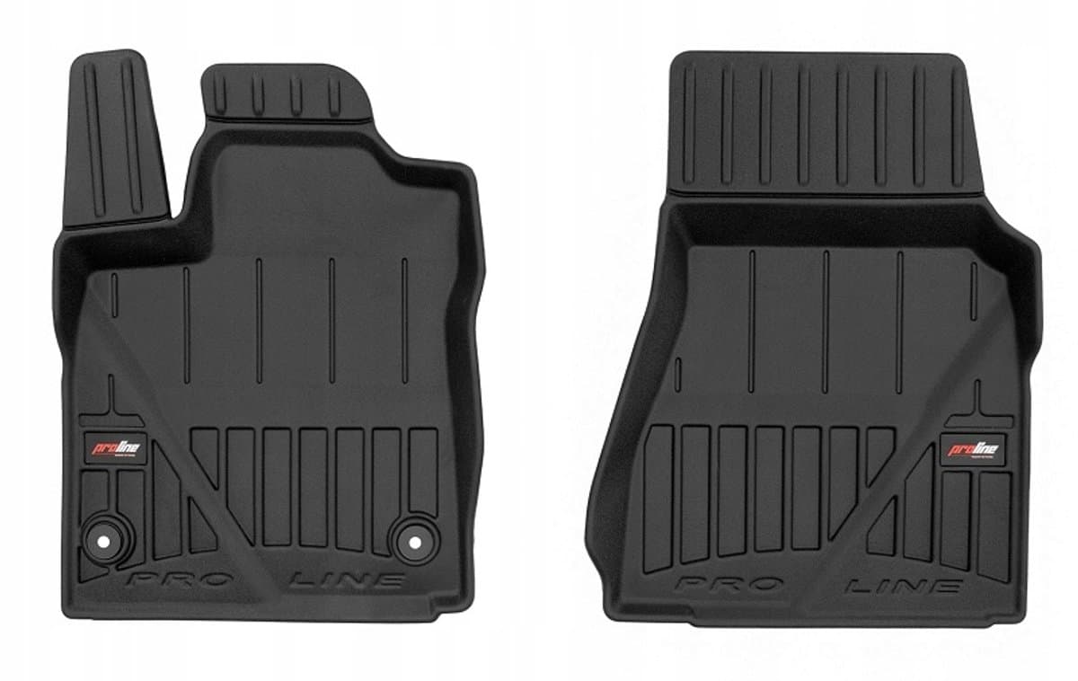 Frogum 3D Rubberen Vloermatten Set – Geschikt voor SMART Fortwo III 2014-2020 – 2-delig – TPE Premium Kwaliteit – Extra Hoge Rand 6 cm – Geurloos – Zwart