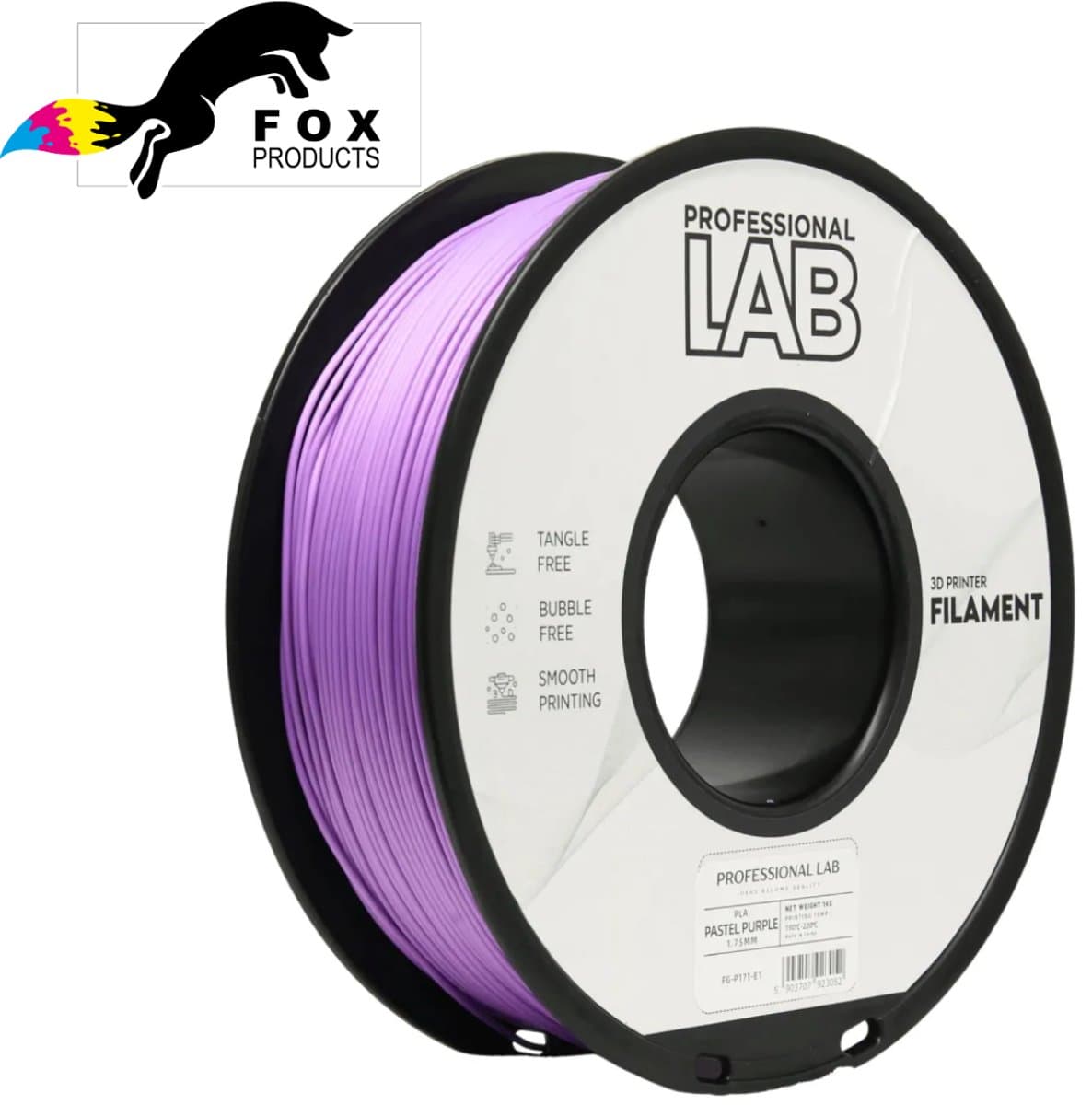 3D Filament - PLA Pastel Paars (1,75 mm/1,0 kg) - Professional Lab