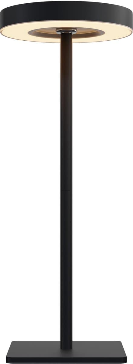 Nook - Oplaadbare tafellamp - Zwart - Draadloos - LED & 3 lichtstanden - Bureaulamp of nachtlampje