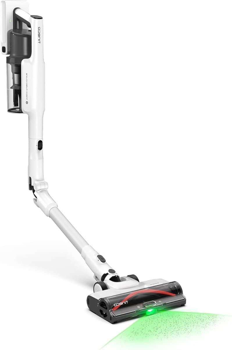 Draadloze Steelstofzuiger – Accu Stofzuiger – Snoerloze Zuiger – Handstofzuiger – Steelzuiger – 185W Zuigkracht – 70 Minuten Batterijduur