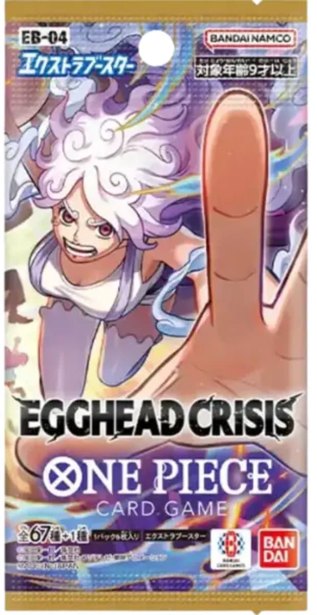 One Piece Card Game EB-04 Japanese Booster Pack - Egghead Crisis - Sealed