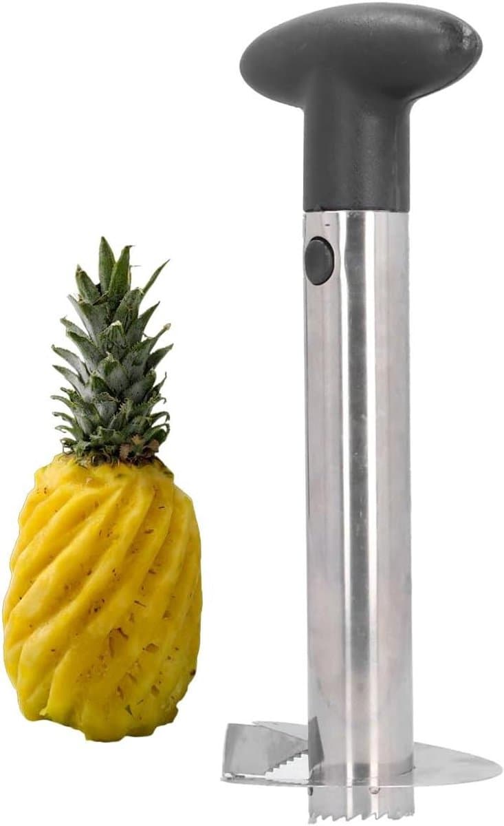Ananassnijder met Ergonomisch Handvat voor Gemakkelijk Gebruik in de Keuken - Roestvrij Staal - Fruitboor voor Ananas - Handig Keukengereedschap