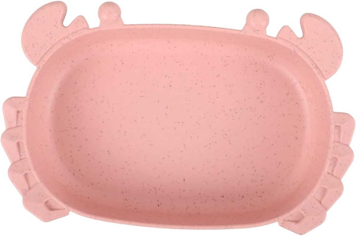 Vogelbad Kooi - Vogelbadje Vogelbak - Hygiënisch Baden - Speels Krab Design - 16.5 x 10.5 cm - Roze