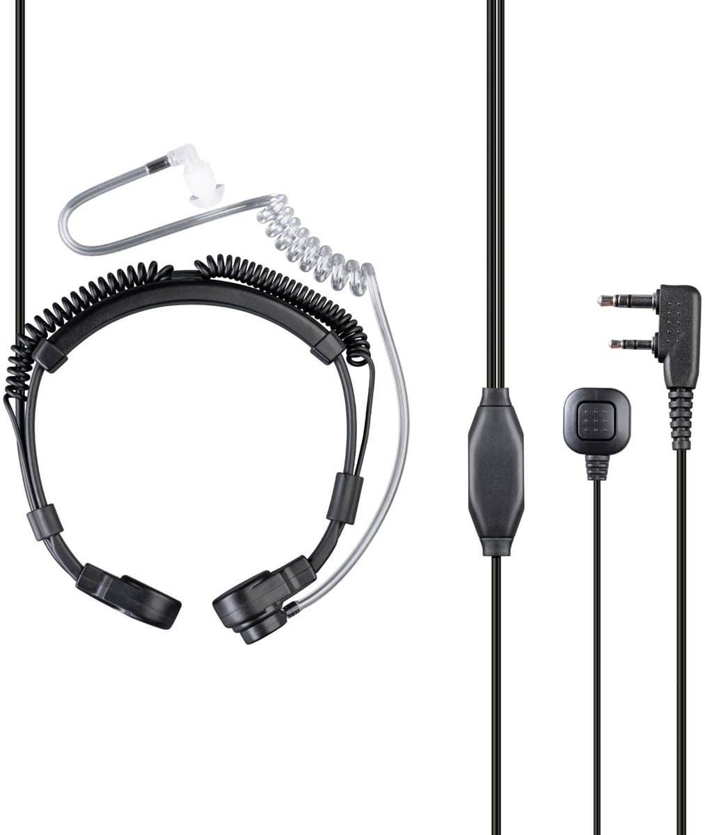 Midland MA-39LK Keelmicrofoon C1699 jacht, airsoft voor portofoon met Kenwood aansluiting