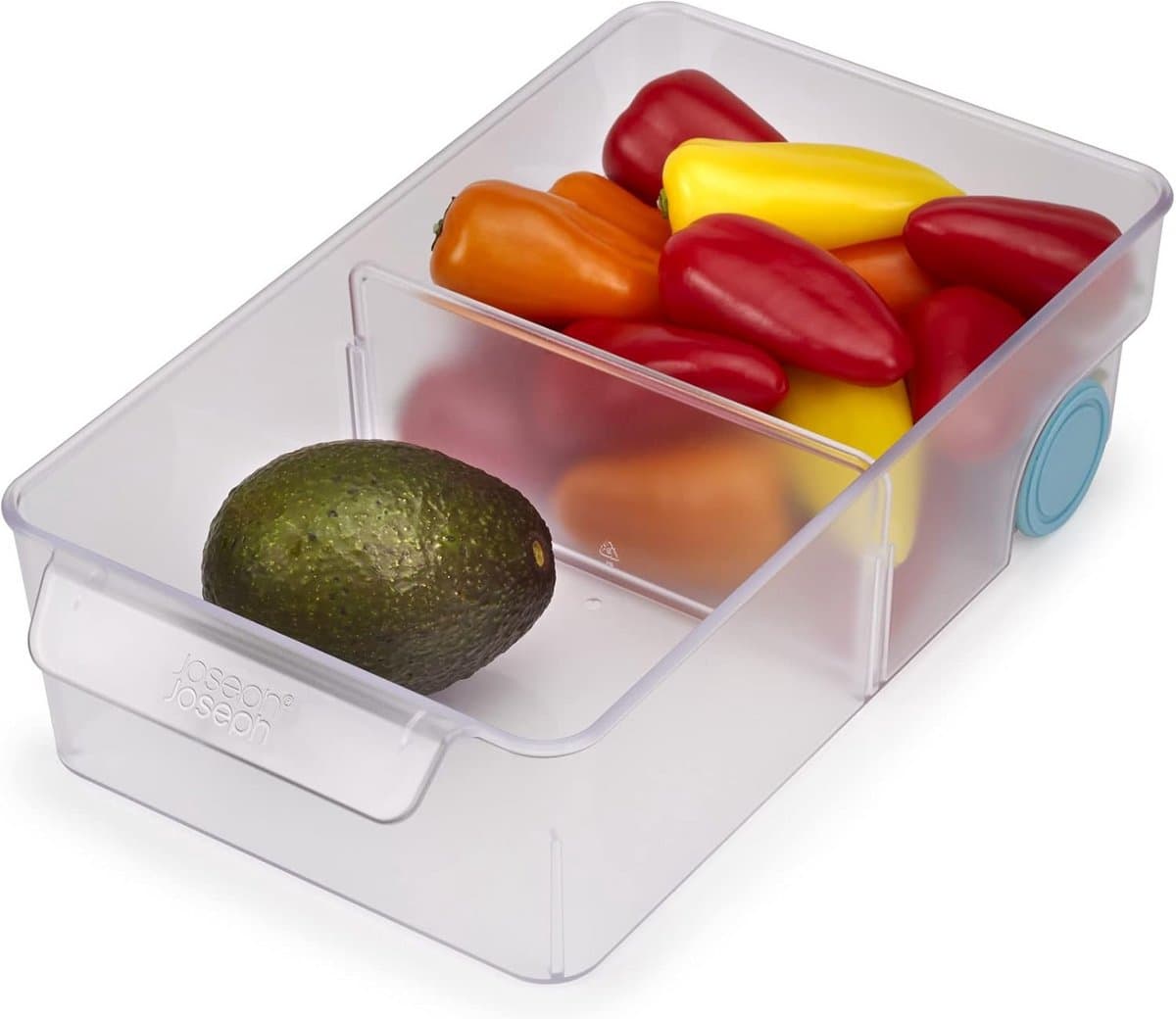 Grote Koelkast Opbergbak met Wielen en Handvat voor Perfecte Organisatie