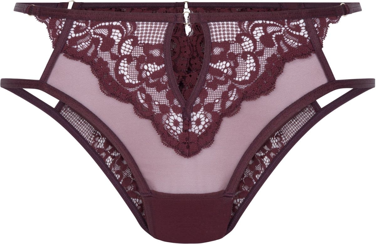 Hunkemöller Dames Lingerie Brazilian Cinnamon - Rood - maat L