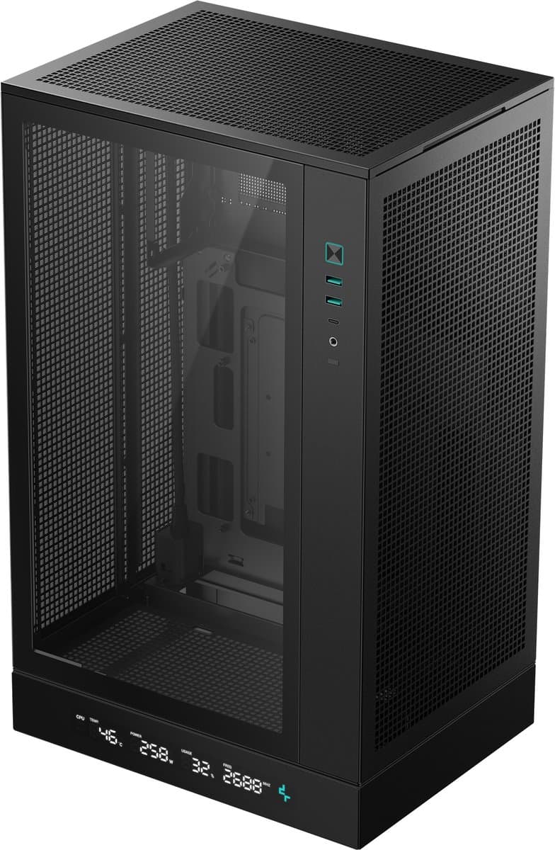 DeepCool CH270 - PC Behuizing - Midi Tower - Gehard Glas - Minimalistisch Design