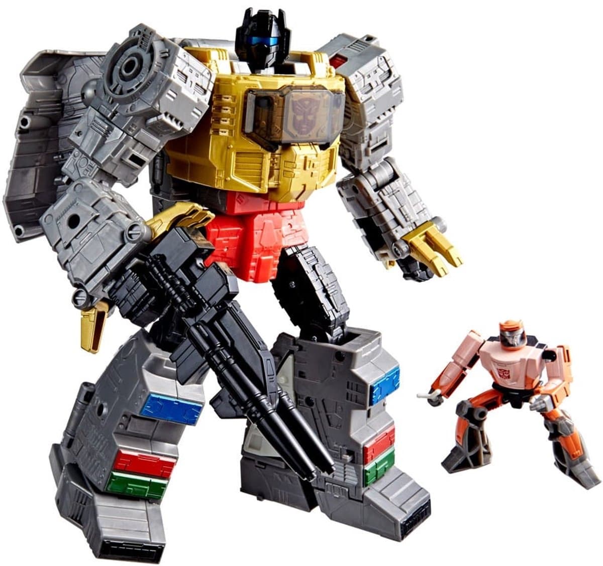 Hasbro The Transformers: The Movie Studio Series Leader Class Action Figure Dinobot Grimlock & Autobot Wheelie 22 cm Action Figuur