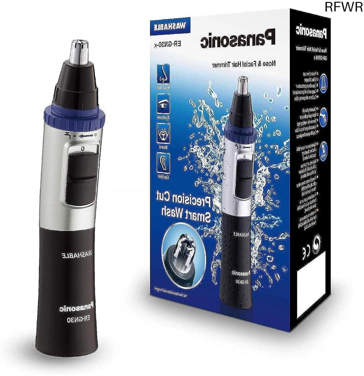 RFWR® Trimmer voor neus- en gezichtshaar - Hypoallergeen, Draadloos en Compact