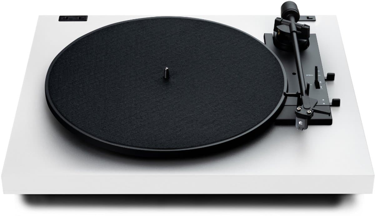 Pro-Ject A1.2 Volautomatische Platenspeler - Plug & Play - Ingebouwde phono-voorversterker - Aluminium draaiplateau - Wit