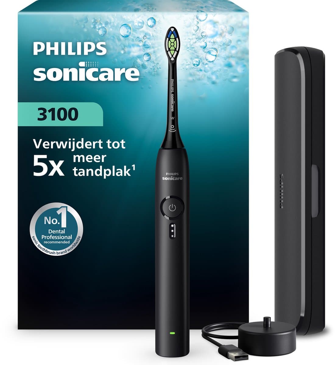Philips Sonicare 3100 Series HX4033/32 Zwart