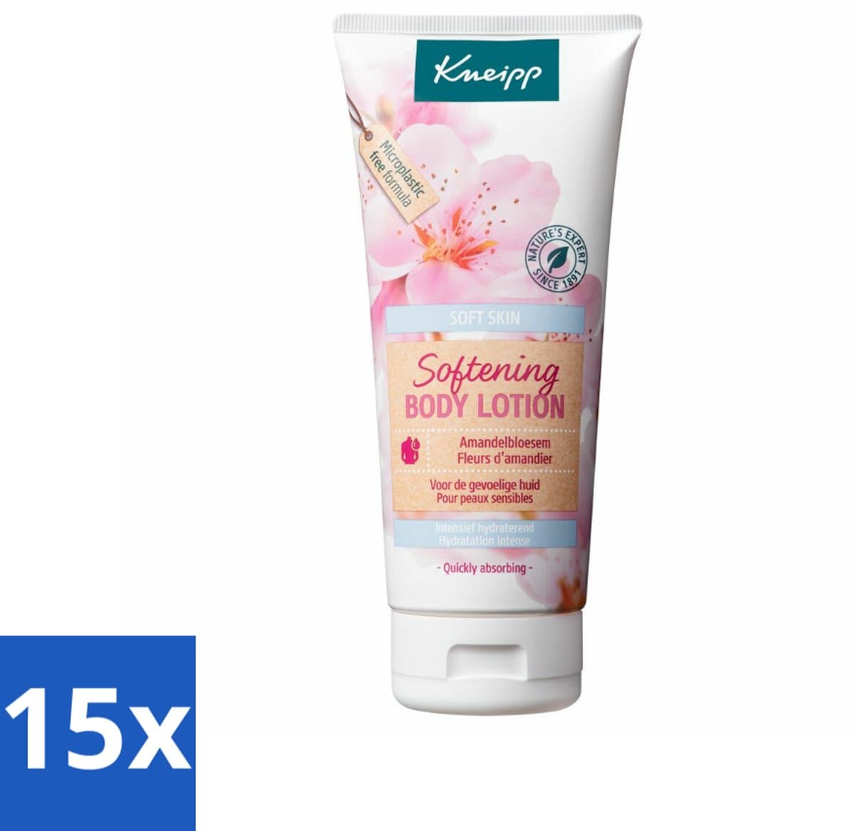 Kneipp - Body lotion - Soft Skin - Amandelbloesem - 200 ml - Bulkverpakking - 15 stuks