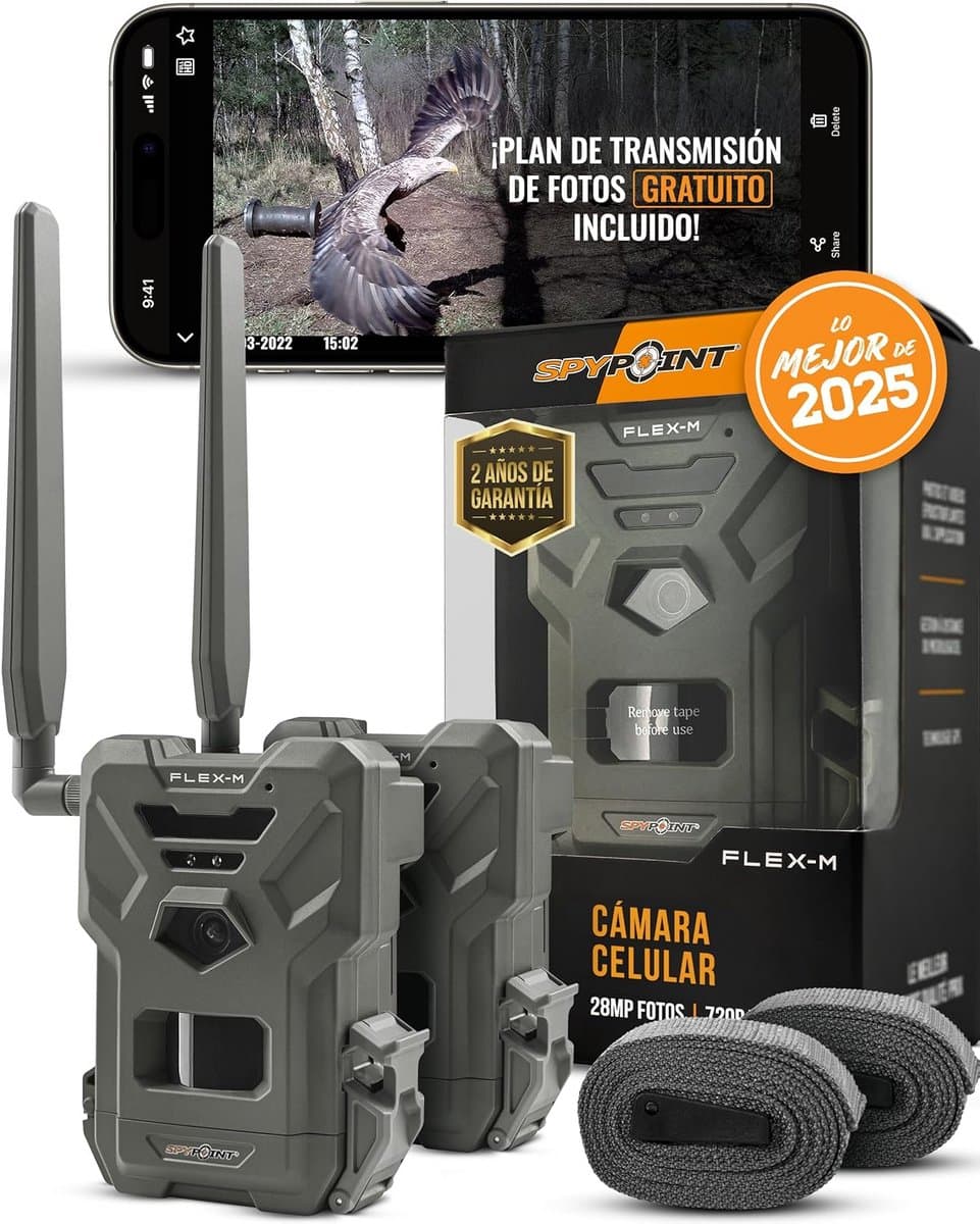 Twin Pack Wildcamera's met 28MP Foto & Video, Nachtzicht en Mobiele Overdracht