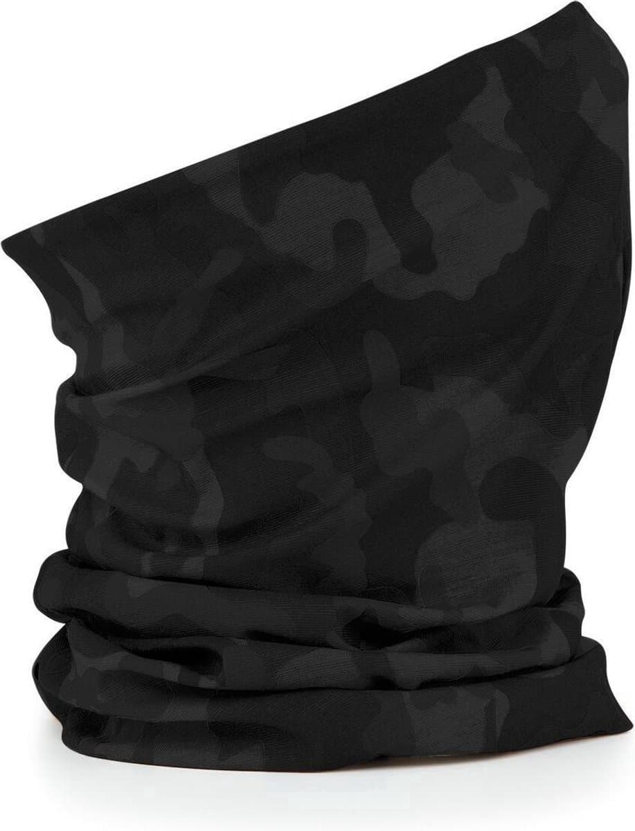 Scoby - Nekwarmer - Col - Bandana - Neck Warmer - Motorrijden - Zwart camouflage