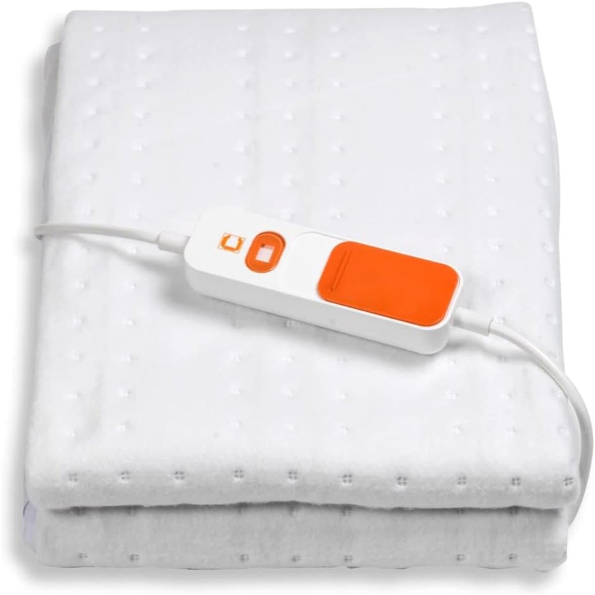 MMM® Elektrische Onderdeken 1 Persoon - Elektrische Bovendeken - Elektrisch Deken - Wit - 150cm × 80cm × 1cm
