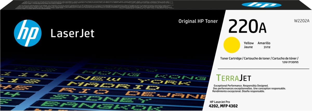 HP 220A LaserJet Toner Geel