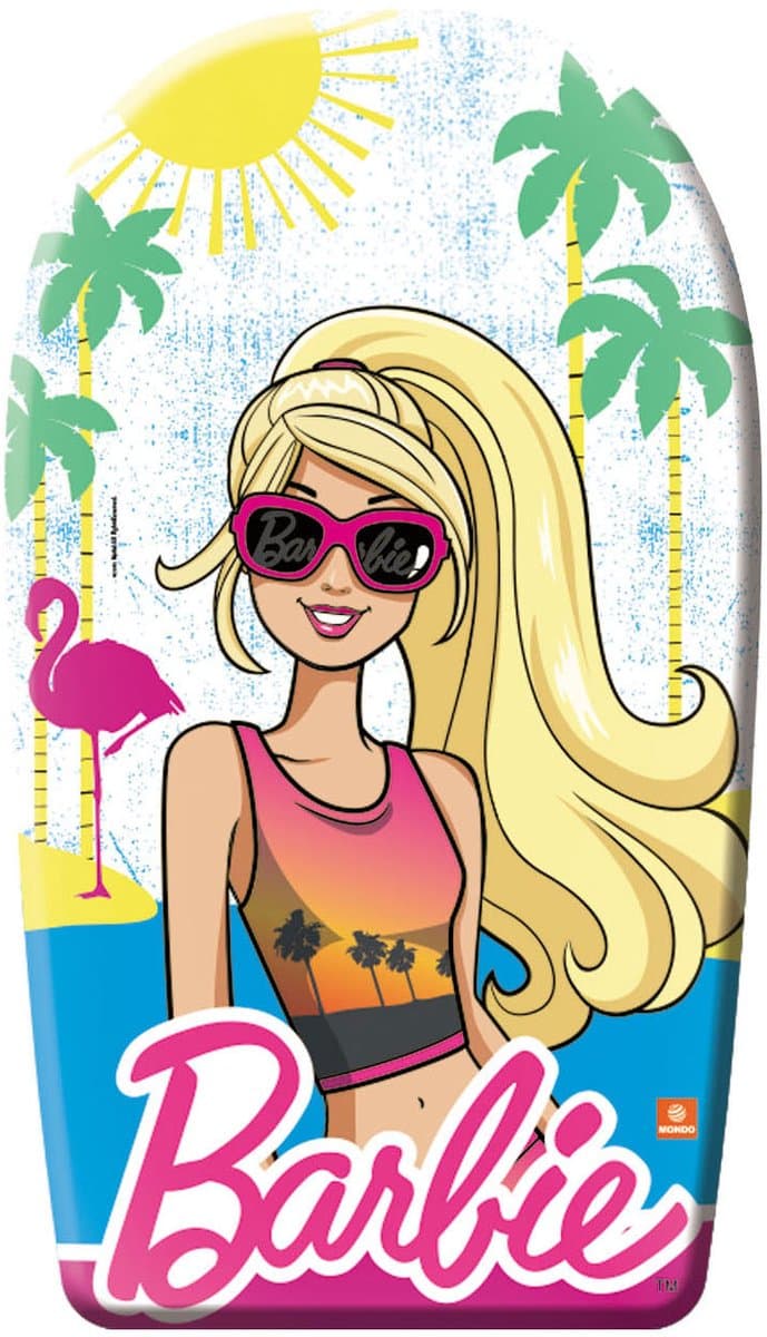 Mondo bodyboard Barbie 84cm - surfplank voor kinderen strand.
