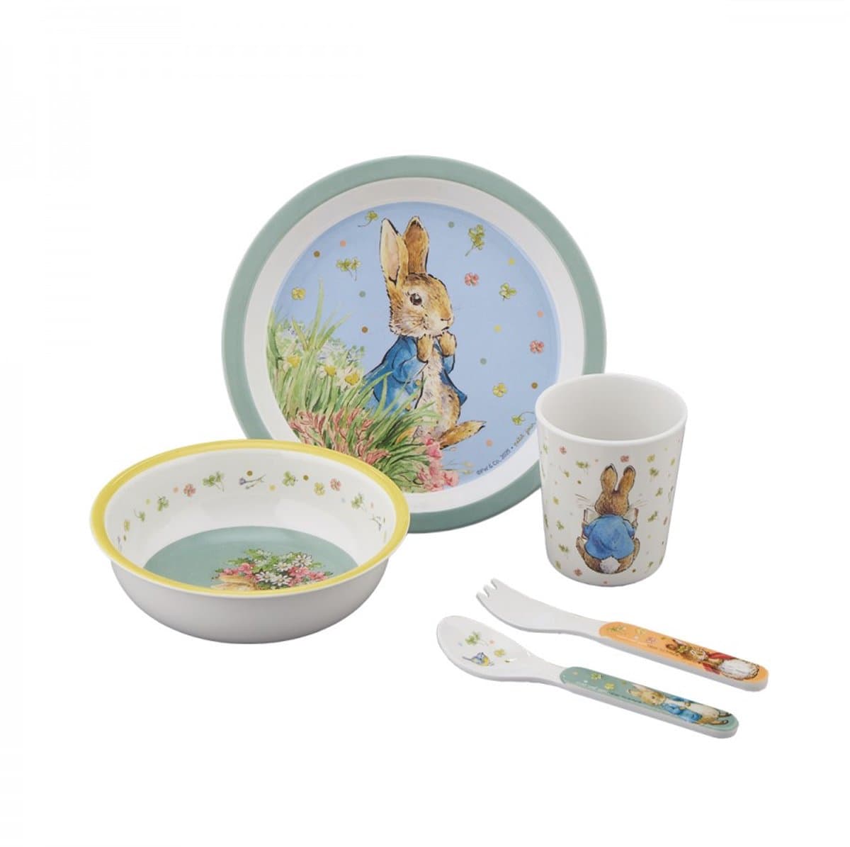 Peter Rabbit ontbijtset 5 dlg