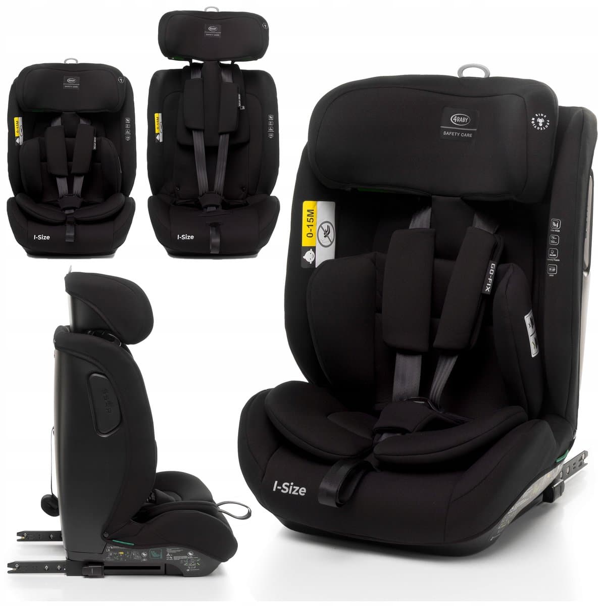 4Baby GO-FIX i-Size Autostoeltje ISOFIX 9-36 kg 76-150 cm