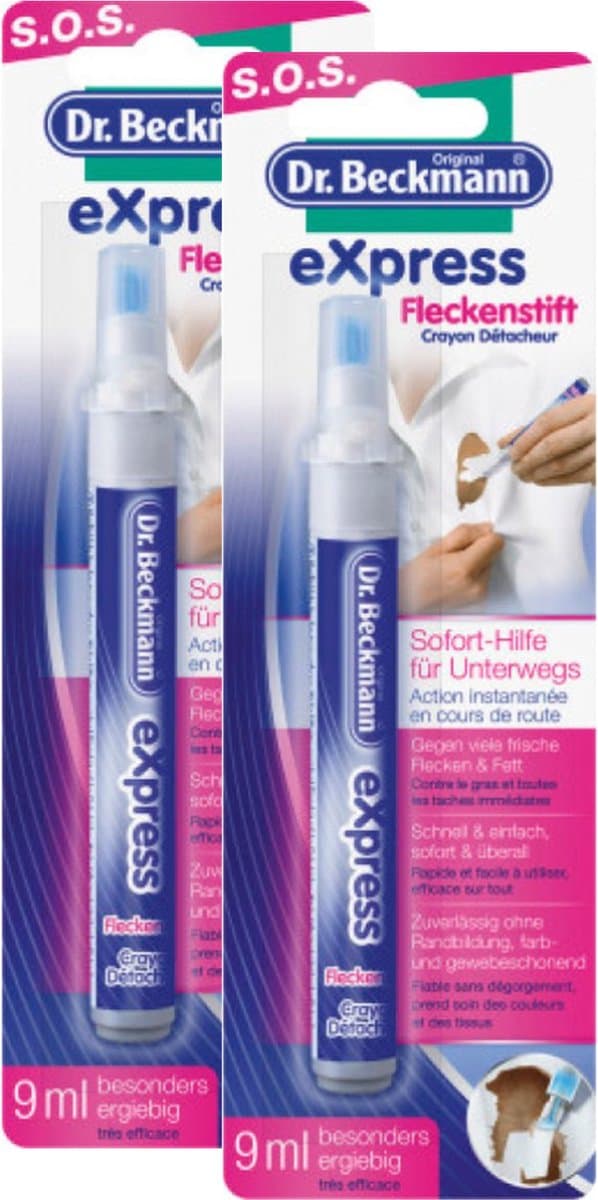 Dr. Beckmann Vlekkenstift - 9 ml - Vlekverwijderaar set van 2