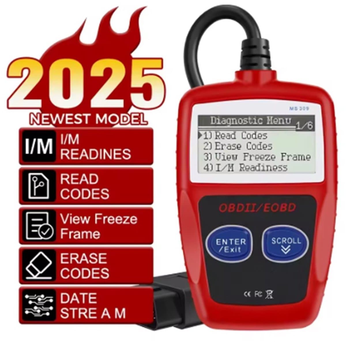 Han-Bar® - OBD2 Scanner - Auto Uitlezer - Diagnose Apparatuur - storing verwijderen