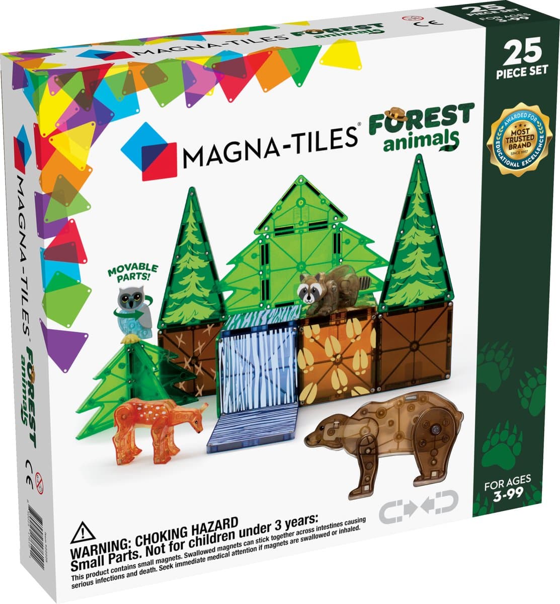 22225 - MAGNA-TILES® Bosdieren