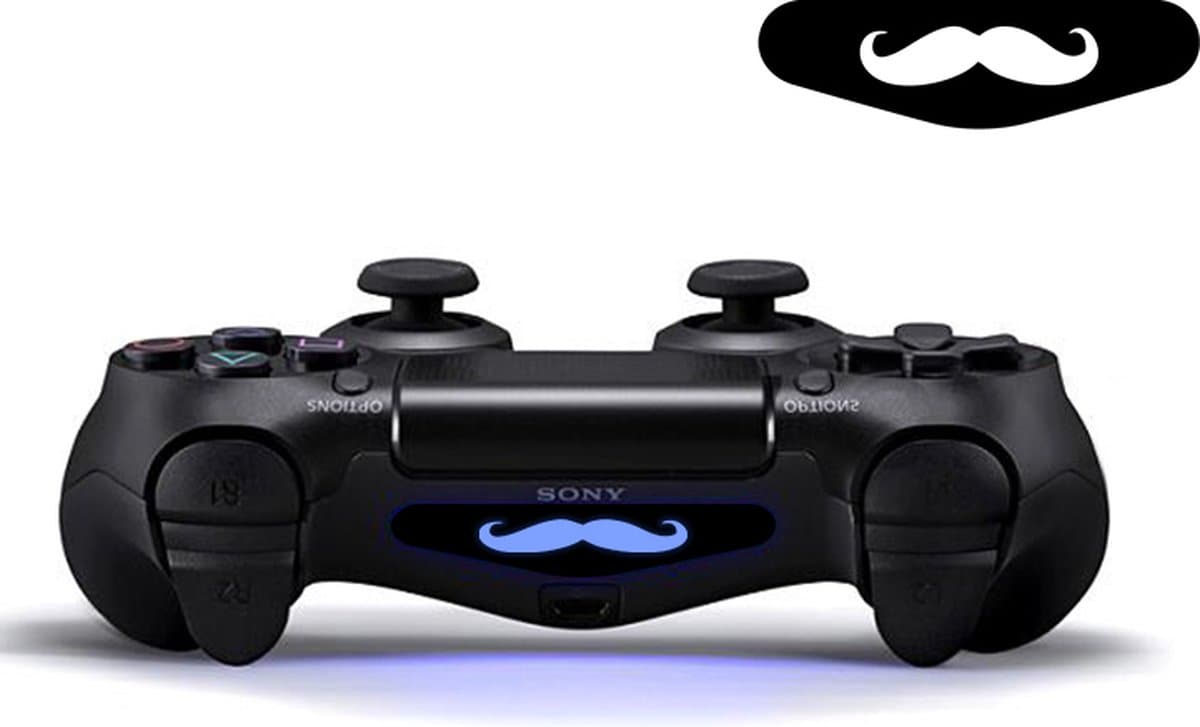 Lightbar sticker voor PlayStation 4 – PS4 controller light bar skin – 1 stuks - snor Vector
