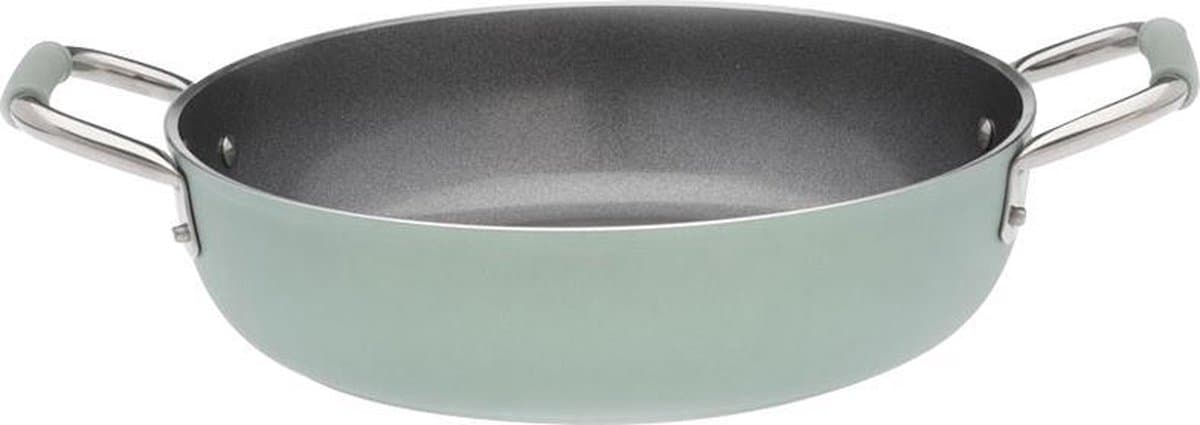 Primecook - Braadpan / Hapjespan - Ø 28 cm - PFAS-vrij - inductie - veilige en slijtvaste antiaanbaklaag