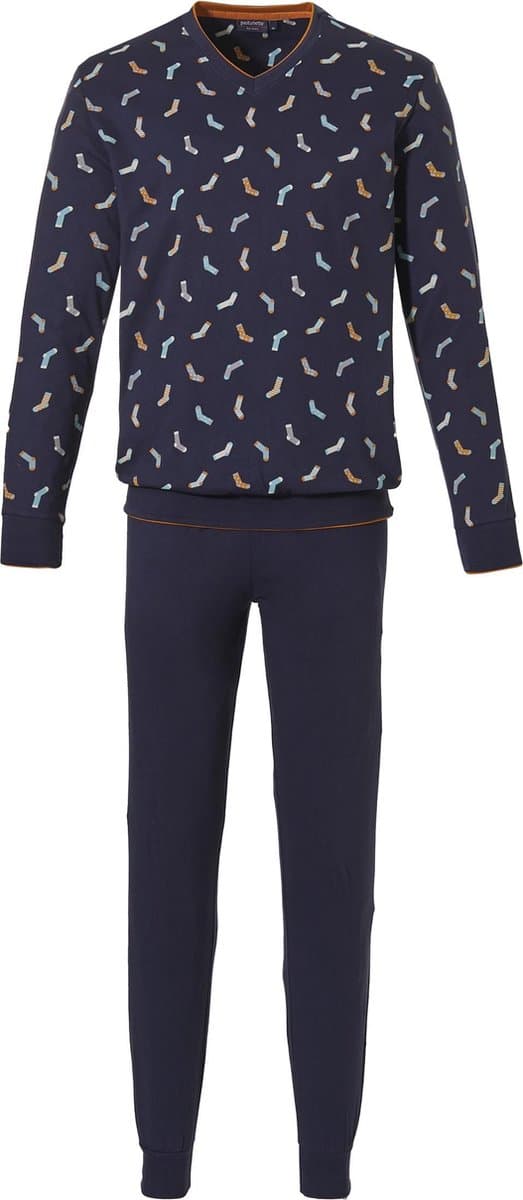 Pastunette Junior Socks Jongens Pyjamaset - dark blue - Maat 116