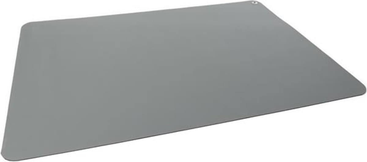 Velleman Antistatische soldeermat met aardingssnoer, 600 x 500 mm, grijs