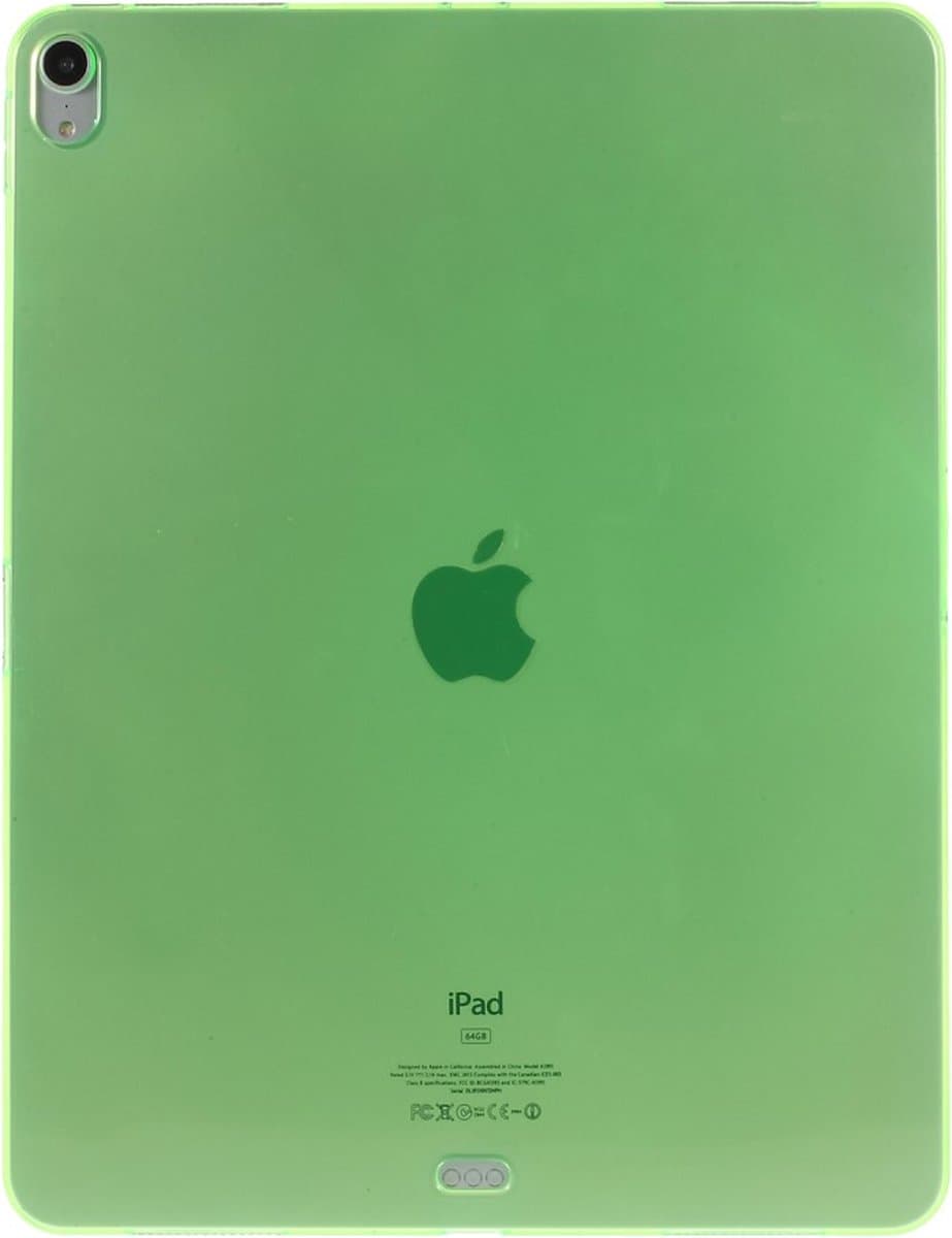 Peachy Flexibel TPU bescherming Cover hoes geschikt voor iPad Pro 12.9 2018 - Groen case