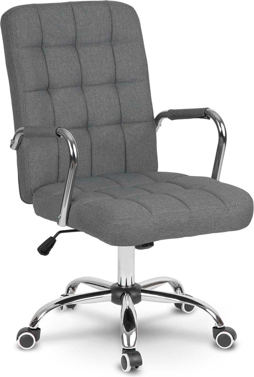 Sofotel Benton+ – Luxe Bureaustoel – Grijs Textiel (Woven)