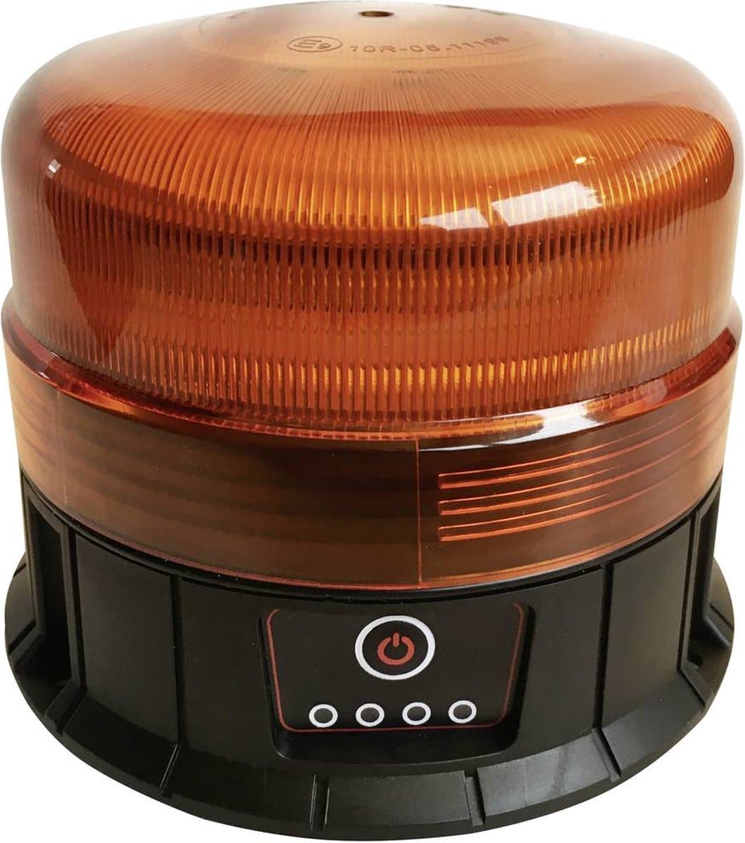 Berger & Schröter Akku LED RKL 12/24VR65 20288 Zwaailicht 5 V werkt op een accu Magneetbevestiging, Schroefvoet, Zuigna