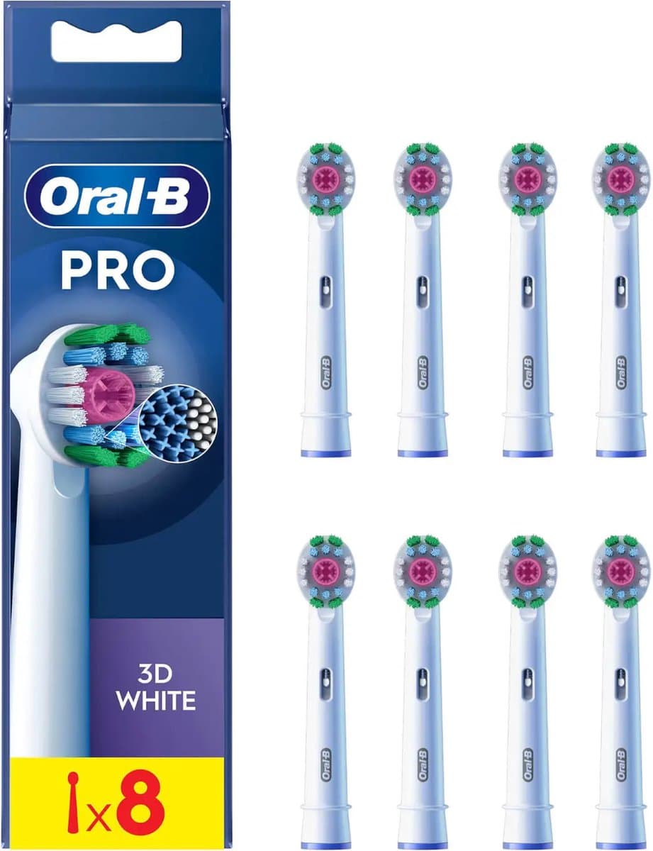 Oral-B Pro 3D White (8 stuks)