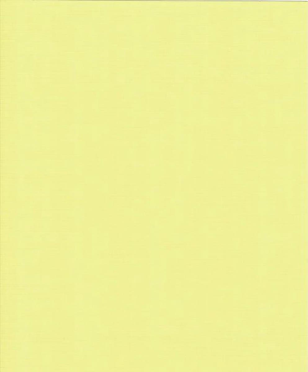 20 Linnen kaarten papier - A5 - Kanariegeel - Cardstock - 21 x 14,8cm - 240 grams - karton