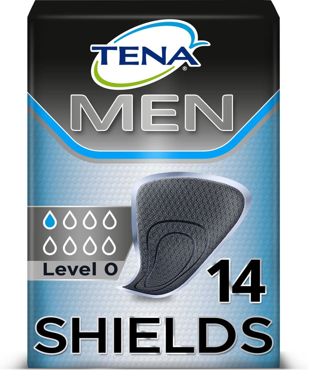 Tena Men Active Fit absorberend scherm | Incontinentiepad, verpakking van 14 stuks