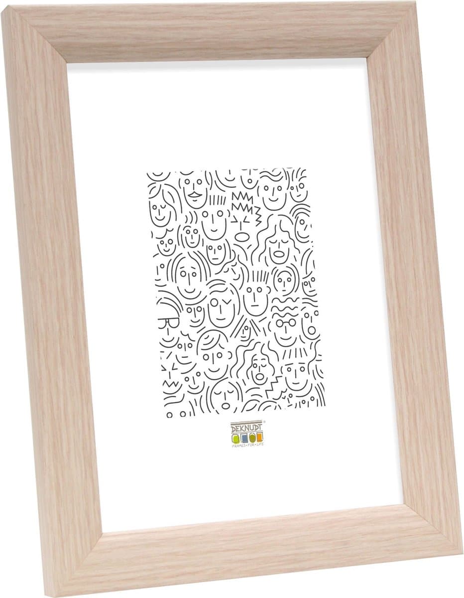 Deknudt Frames fotolijst S54SJ1 - eikkleur - hout - 18x24 cm