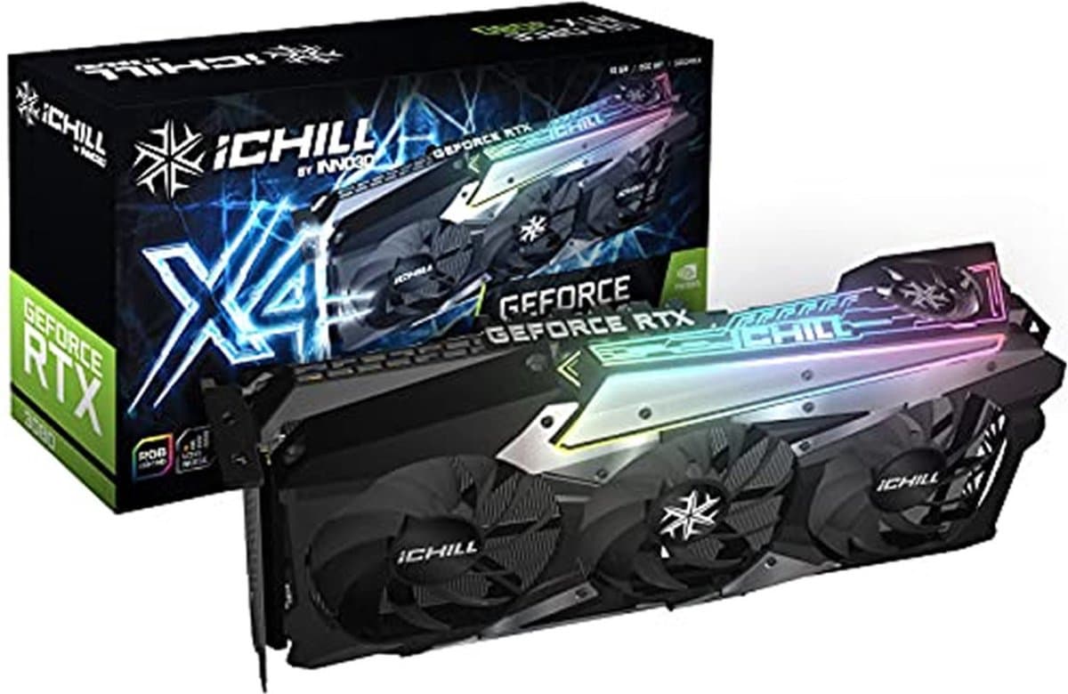 Inno3D iChill C307T4-086XX-1820VA35 videokaart NVIDIA GeForce RTX 3070 Ti 8 GB GDDR6X