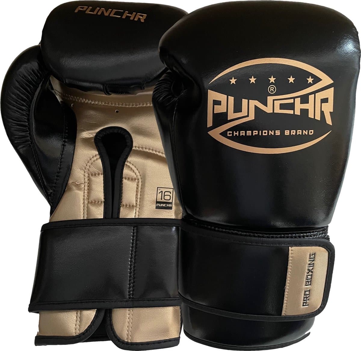 PunchR™ Pro Range Bokshandschoenen Zwart Goud - 10 OZ